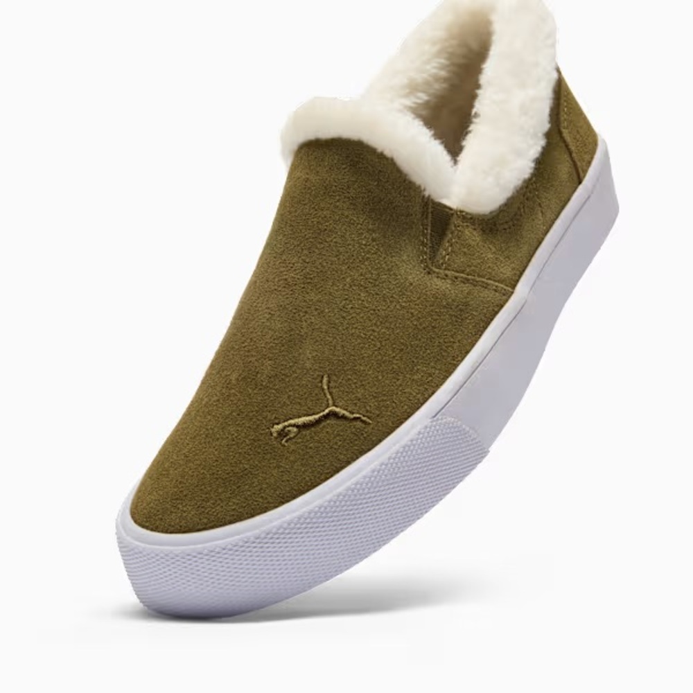 🐈‍⬛ Puma Women's Bari Comfort Sherpa Slip-Ons Size 7.5 New in box w/out lid